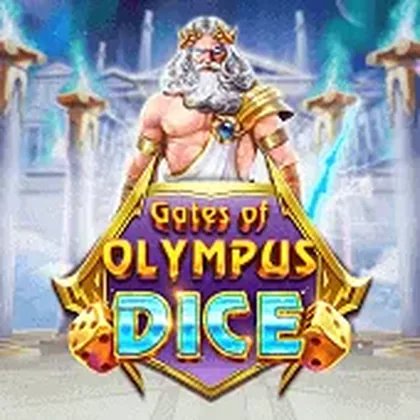 Gates of Olympus Dice jackpot slot artwork on GG777