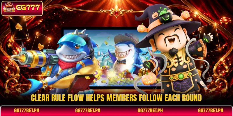 Clear rule flow helps members follow each round Clear rule flow helps members follow each round