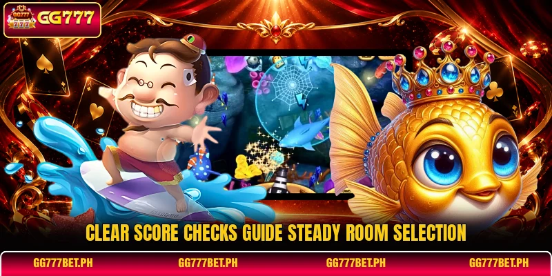 Clear score checks guide steady room selection Clear score checks guide steady room selection