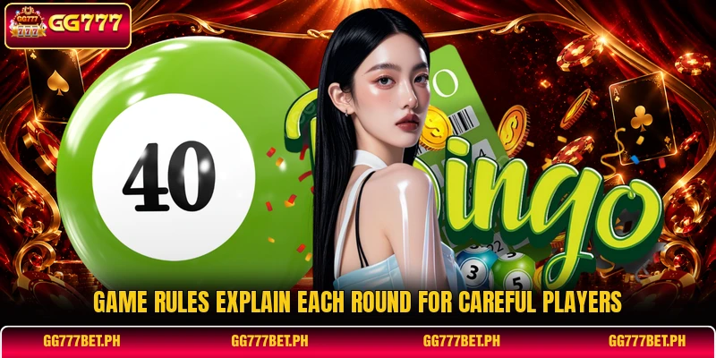 Game rules explain each round for careful players Game rules explain each round for careful players