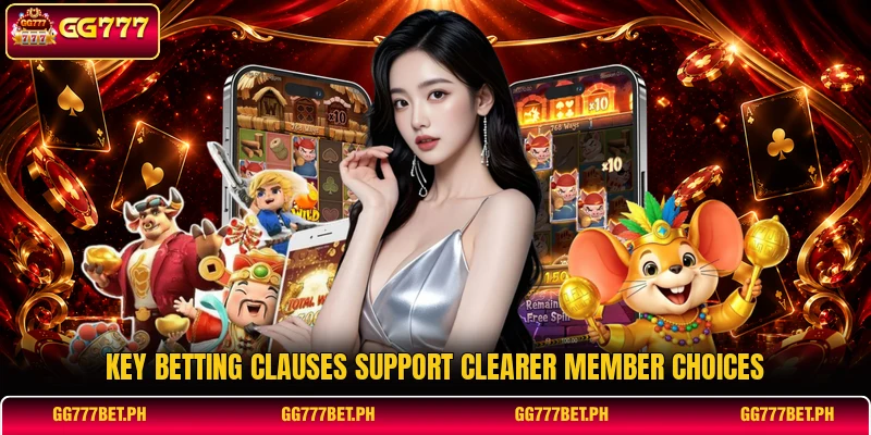 Key betting clauses support clearer member choices