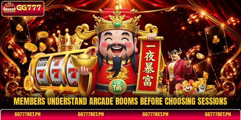 Members understand Arcade rooms before choosing sessions Members understand Arcade rooms before choosing sessions