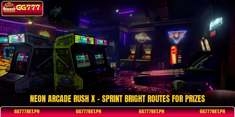 Neon Arcade Rush X - Sprint Bright Routes For Prizes