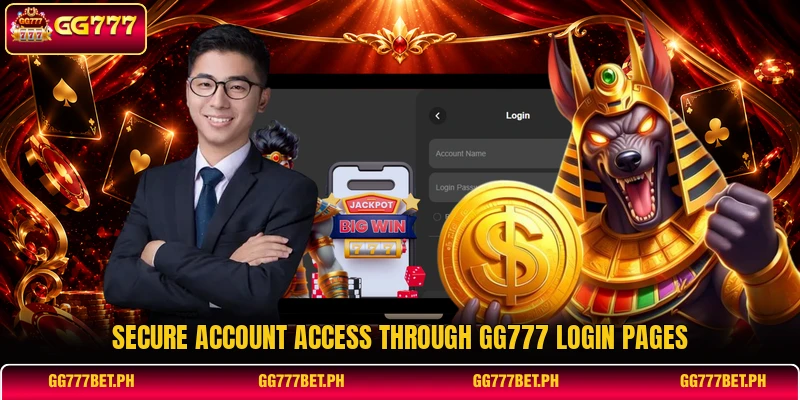 Secure account access through GG777 login pages