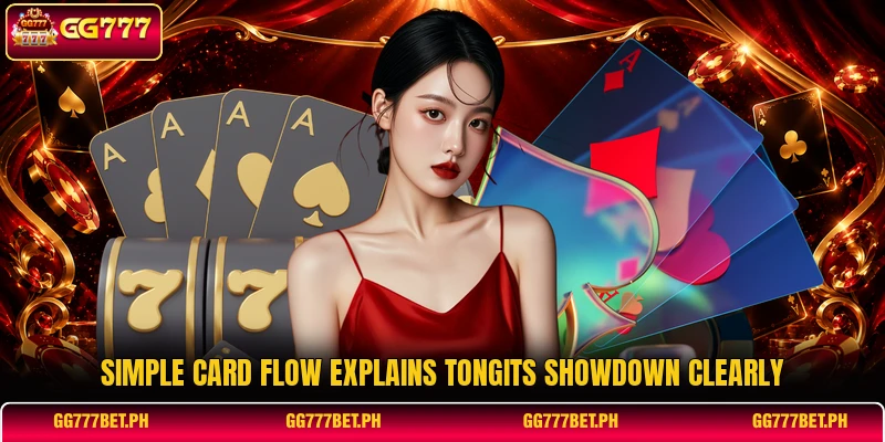 Simple card flow explains tongits showdown clearly Simple card flow explains tongits showdown clearly