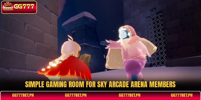 Simple gaming room for Sky Arcade Arena members Simple gaming room for Sky Arcade Arena members