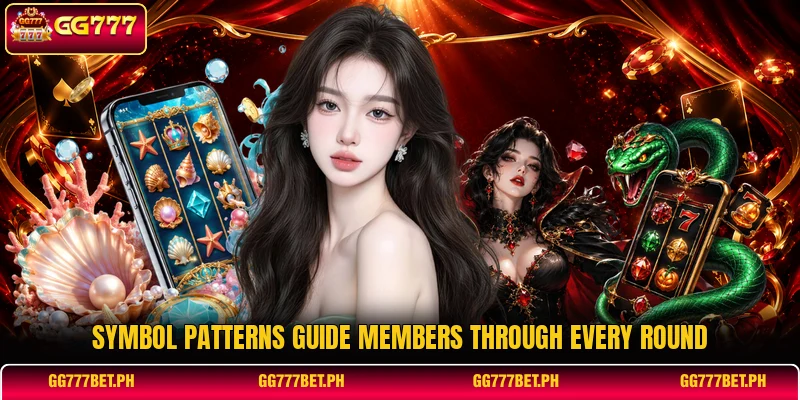Symbol patterns guide members through every round Symbol patterns guide members through every round